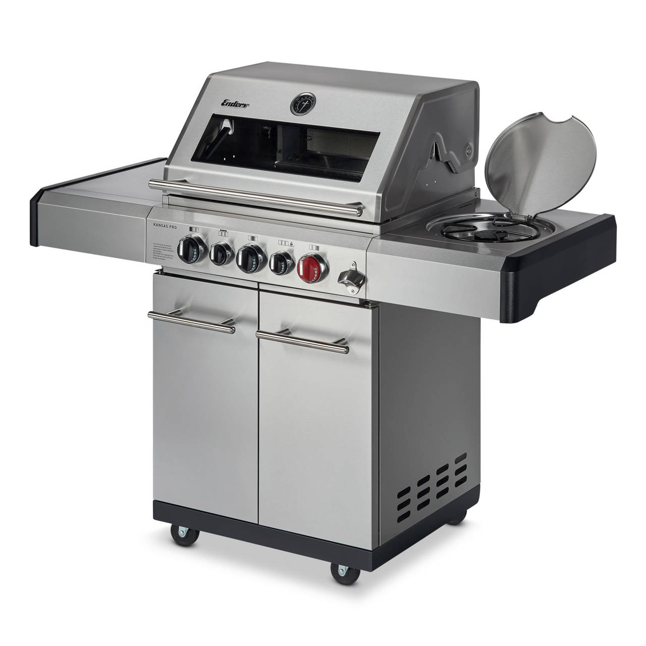 Gasgrill Kansas Pro 3 SIK Turbo II inkl. Wetterschutzh&uuml;lle image number 2