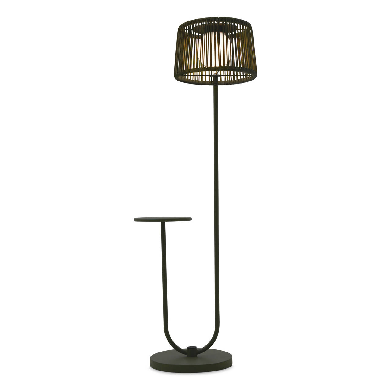 Stehlampe mit Ablagetisch, Lindgr&uuml;n image number 1