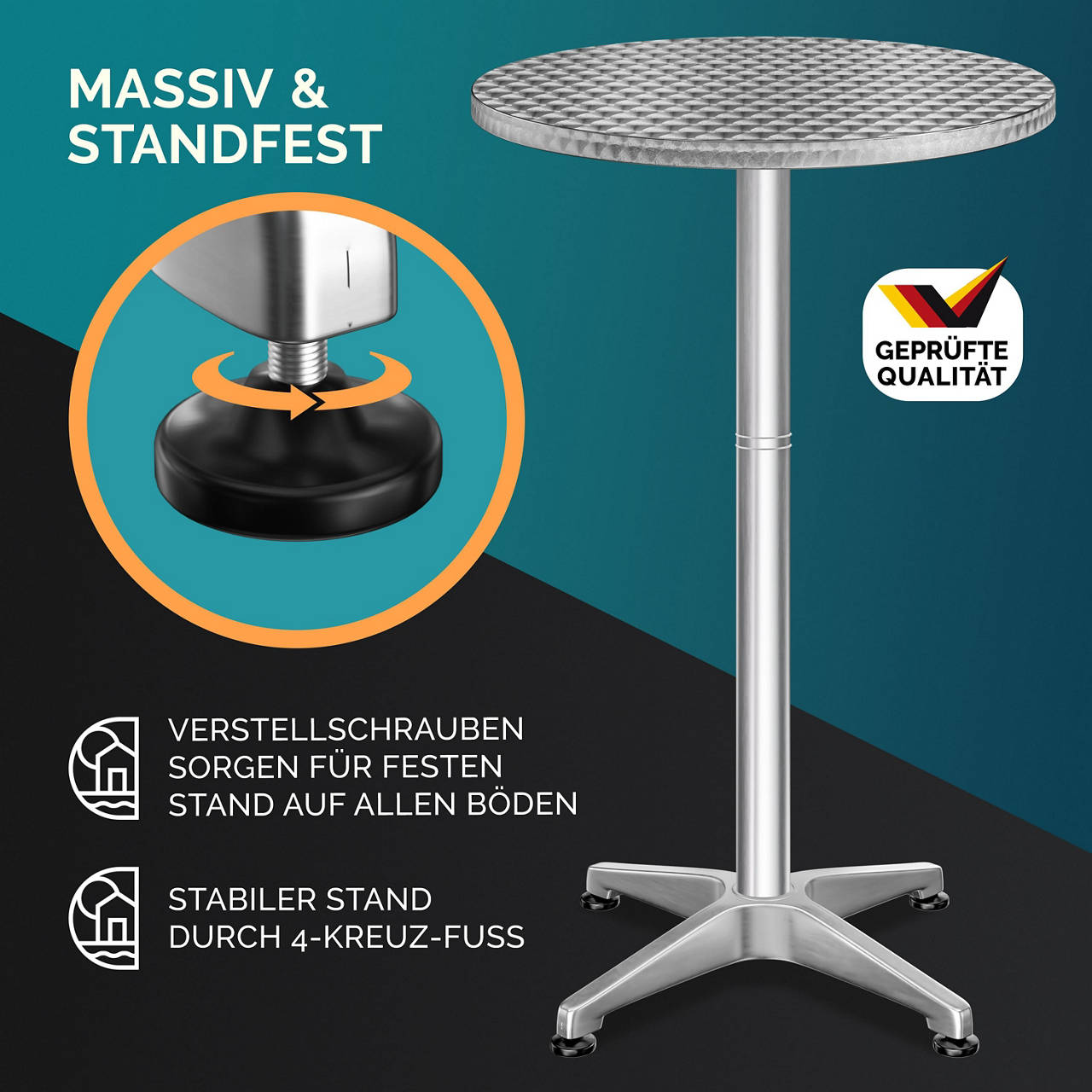 2in1 Steh-/Bistrotisch, Doppelpkg. image number 1