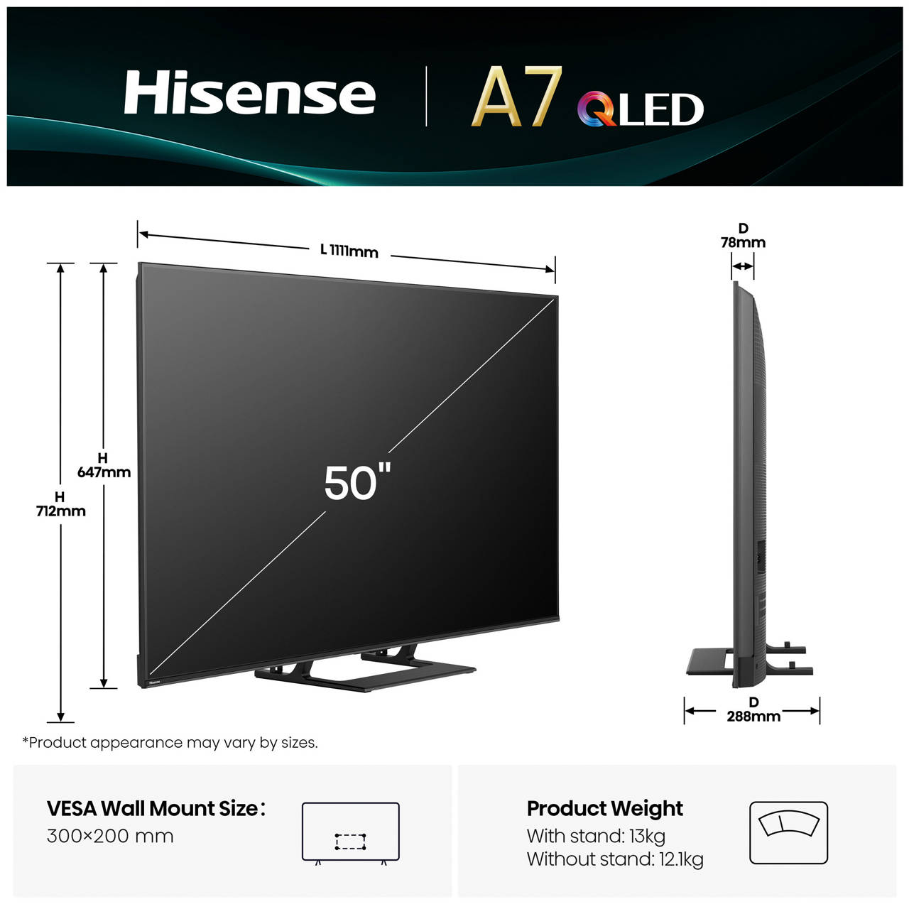 50&ldquo; (127cm) 4K Ultra HD QLED Smart TV image number 4