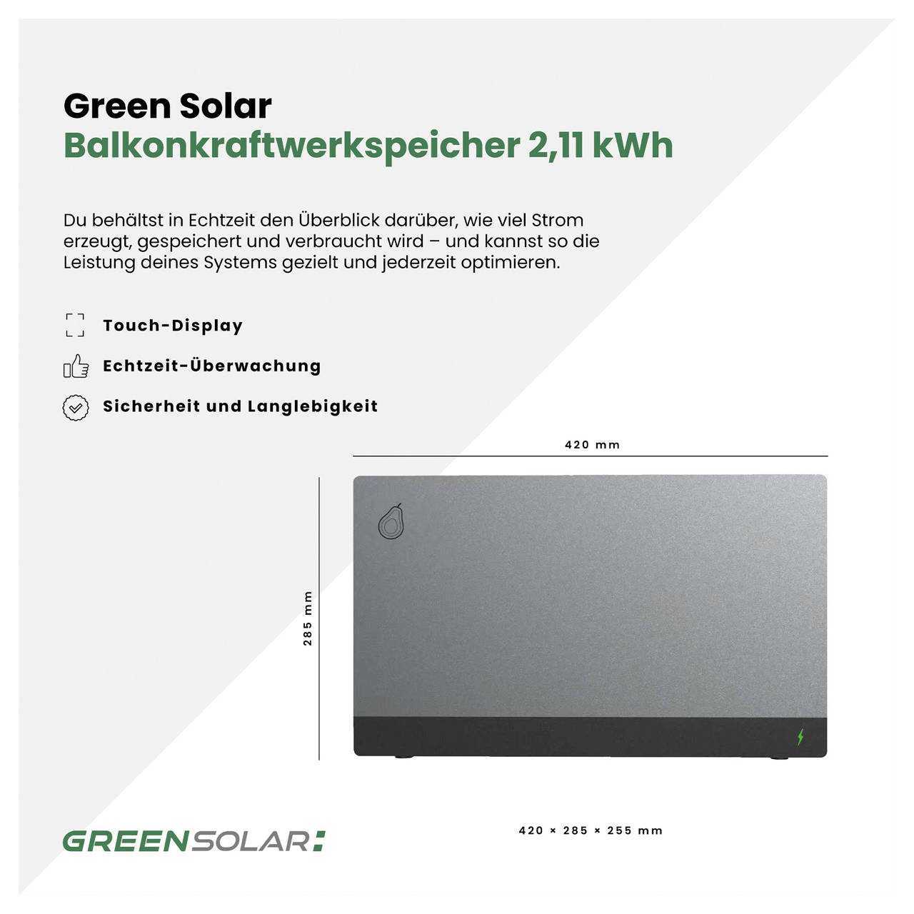 Balkonkraftwerkspeicher 2,11 kWh image number 4