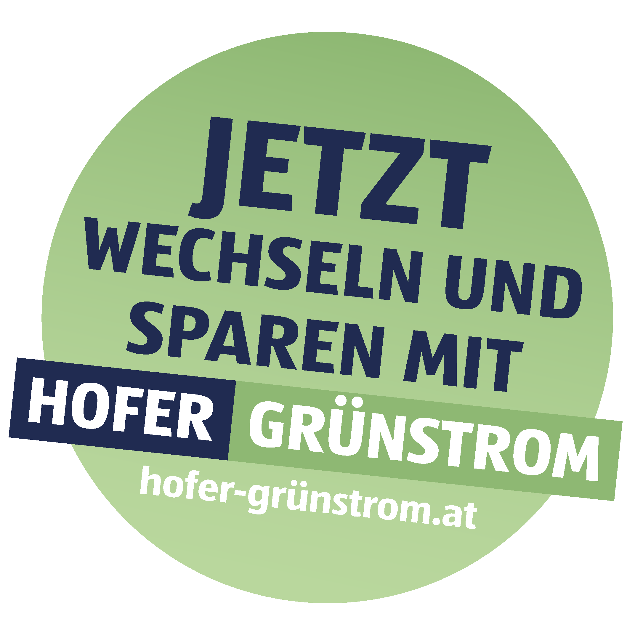 Gr&uuml;nstrom Badge